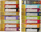 Deepika 12 Pack Assorted Pack 15 Gram x 12 Packs (180 Sticks) for Meditation, Aromatherapy, Healing and Yoga