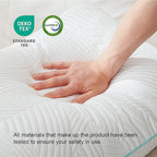 Shredded Memory Foam Pillows King Bed Pillows Set of 1, Summer Cooling Pillows for Hot Sleepers with Washable Pillowcase, and Winter Soft Dual Sided Pillow for Back and Stomach Sleepers