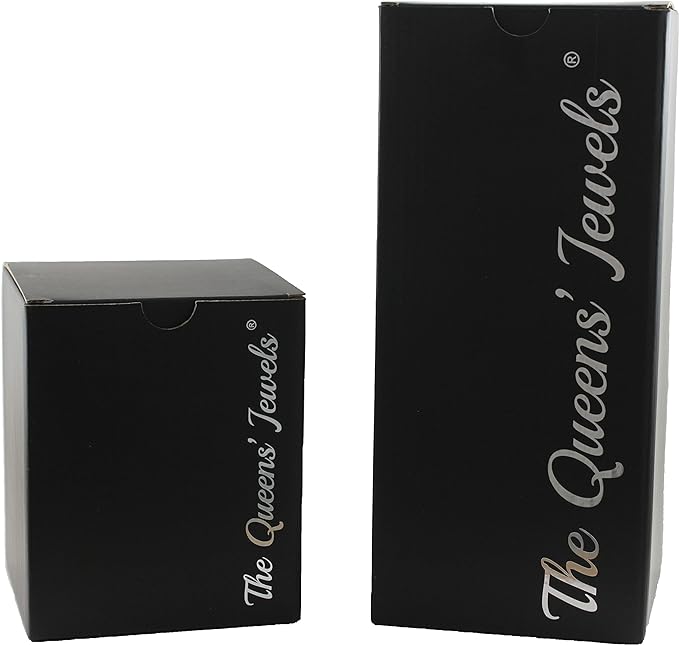 The Queens' Jewels Christmas Hat Jeweled 4x4 Candleholder Vase - Unique Gift for Women, Birthday, Cute, Fun, Holiday, Not Painted, Decorated, Bling, Bedazzled, Rhinestone