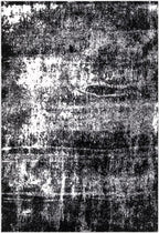 Keen Home Design Area Rugs - 8x10 Non-Shedding, Abstract Rugs for Kitchen, Living Room, Bedroom, Dining Room, Entryway - Size: 7'3" x 10'2", Abstract Black