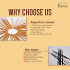 Raajsee Palo Santo Incense Sticks 100 gm Pack-100% Pure Organic Natural Hand Rolled Free from Chemicals-Perfect for Church,Aromatherapy,Relaxation,Meditation,Positivity & Sensual Therapy