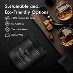 Scented Candles Set | Gifts for Men - 4Pack Masculine Candle, Soy Candles for Home Scented, Aromatherapy Gift for Dad Fathers Day, Home Fragrance of Whiskey Tobacco/Mahogany/Amber Patchouli/Leather