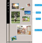 15 Pack Magnetic Picture Frames, Holds 8.5 x 11 Inches Photos Pictures, A4 Size White Magnetic Photo Frames with Clear Pocket for Refrigerator,Fridge, Locker, Office Cabinet