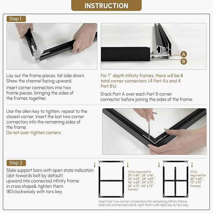 SIGNWIN 46"x60" Extra Large Framed Wall Art Whimsical Fantasy Forest, Vibrant Nature Landscape for Home Living Room Bedroom Decor (Frame Assembly Required)