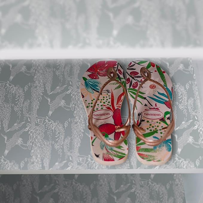 The Master Herbalist Fragrant Fresh Linen Scented Drawer Liners in a Classical Heron Design (Folded) | Pack of 5 Sheets | Contains Essential Oils | Made in The UK. (Fresh Linen, Folded)