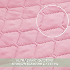 Exclusivo Mezcla Reversible California King Size Quilt Bedding Set with Pillow Shams, Lightweight Quilts Cal King Size, Soft Bedspreads Bed Coverlets for All Seasons - (Bright Pink, 112"x104")