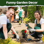 Dinosaur Eating Gnomes Garden Decor Statue - Funny Dinosaur Gnome Massacre Outdoor Decor for Yard, Patio, Lawn Ornaments - Garden Gifts for Mothers Day, Housewarming, Festival