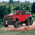 Toy Trucks for Boys 1/32 Diecast Trucks Mammoth Model Truck,Collectible Pickup Truck Model Kit,Pull Back Cars with Lights and Sounds,Toy Trucks for Boys Age 4-7（Red）