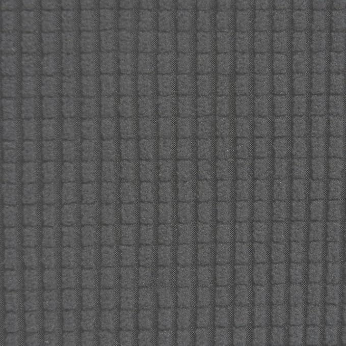 Easy-Going Recliner Stretch Sofa Slipcover Sofa Cover 4-Pieces Furniture Protector Couch Soft with Elastic Bottom, Spandex Jacquard Fabric Small Checks(Recliner,Dark Gray)