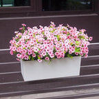 Pink Artificial Outdoor Flowers 12 Bundles Vibrant Wild Flowers Silk Daisy Faux Floral Plants Arrangements for Porch, Yard, or Flower Bed Decor (Pink Daisy)