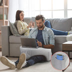 Reading Pillow for Lap & Gaming, Memory Foam Lap Desk Pillow, Extra Large Arm Rest Pillow for Adult, Laptop Pillow for Lap, Reading, Working, Gaming or Sitting in Bed, Floor, Sofa