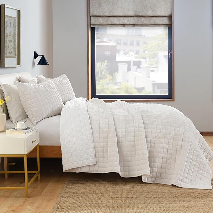 Secgo Queen Comforter Set for Bed - Velvet Quilts Queen Size, Black Bedspreads (90 * 98 Inch) with 2 Pillow Shams, Patchwork Reversible Lightweight Bedding