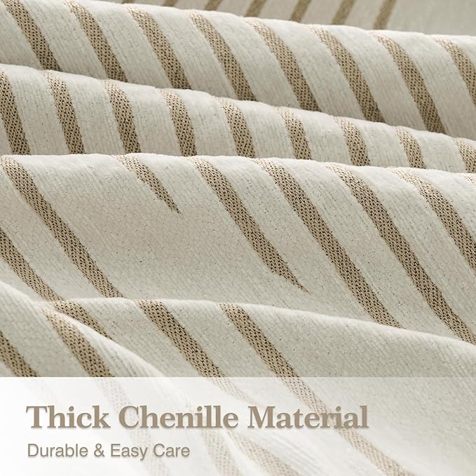 Boho Couch Cover Washable Sectional Couch Covers for Dogs Reversible Sofa Slipcover for 2 or 3 Cushion Couch Pet Friendly Furniture Protector (3# Khaki, 91" x 150")