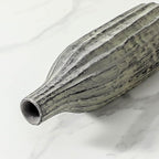 Natural Branch Design Ceramic Vase:Decorative Flower Vase for Modern Home Decor,Handmade Pottery Vase for Home Decor,Living Room,Kitchen,Office,Bedroom,CenterpieceTable Decorations-15 inch Grey Color