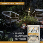 Stanford - Premium Lamp Oil - 4 Liters - Clear Paraffin, Smokeless & Odorless, Ideal for Indoor and Outdoor Use
