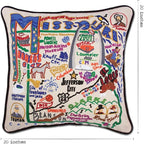 Catstudio Missouri Embroidered Decorative Throw Pillow