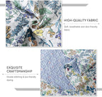 Travan 3-Piece Quilt Set Quilted Bedspread Lightweight Coverlet Set Garden Style Floral Printed Oversized Quilted Bedding Set for All Season, Secret Garden, Queen Size