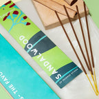 Folkulture Incense Sticks | Set of 6 (120 Non Toxic Insence-Sticks) with 45 Mins Burn Time | Lavender, Frankincense, Rose and Geranium, Jasmine, Sandalwood | Organic Nag Champa Inscents-Sticks