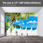 Beach Wall murals Peel and Stick Wallpaper for Bedroom Living Room - 96"x137"