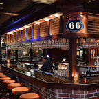 Ultrathin Route 66 Neon Sign Art Wall Lights for Bedroom Windows Glass Hotel Pub Cafe Wedding Birthday Party Gifts