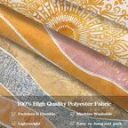 Lunerfex Bohemian Mandala Sunrise Wall Tapestry, Abstract Mountain Scenery Tapestries for Home Decor, Boho Tapestry 60x44 Inch