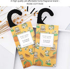 ROSE COTTAGE Large 12 Packs Flower Citrus Hanging Closet Air Freshener Scented Sachets Long Lasting Smell Goods