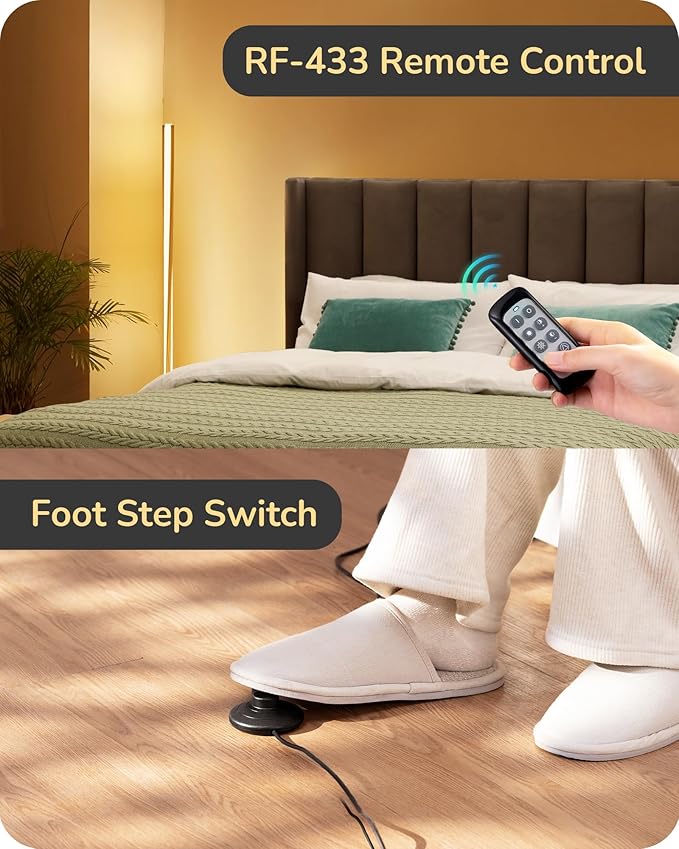 EDISHINE Helix LED Floor Lamp, 56" Tall Pole Lamps 2700K-6000K Dimmable, Remote Control & Foot Switch, Modern Minimalist Standing Corner Lights for Bedroom, Living Room, Office, Gold