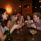 Shot Neon Signs for Wall Decor, Bar Neon Sign, Dimmable Acrylic LED Lights for Home Bar Pub Club Bistro Man Cave Restaurant Party Decorations Gift