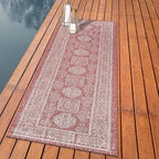 Keen Home Design Terrace Outdoor Runner Rug - 2x8 Washable Indoor/Outdoor Rug for Patio, Kitchen, Balcony, Beach, Garden, Deck and Porch, Size: 2'2"x7'7"