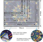 Fowocu Boho Floral Mandala Tapestry for Bedroom Aesthetic Blue Bohemian Colorful Flower Wall Tapestry Purple Hippie Indian Small Tapestries Wall Hanging for Living Room Dorm Decor 60 x 44 Inch