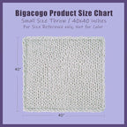 Bigacogo Chunky Knit Throw Blanket for Couch, 40x40 inches, 100% Hand Knitted with Thick Jumbo Chenille Yarn, Cozy Soft Large Rope Knot Cable Crochet Blankets for Sofa Bed Living Room, Red