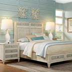 PARTPHONER Table Lamps Set of 2, Bedside Touch Lamp with USB C+A Charging Ports, Side Table Lamp with White Fabric Shade (LED Bulbs Included)