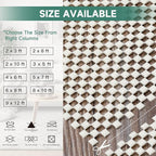 BALEINE Non Slip Rug Pad Rug Gripper for Hardwood Floors, Extra Thick Non Slip Mat Under Carpet (2'x3')