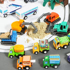 JOYIN 25 Pieces Pull Back Cars and Trucks Toy Vehicles Set for Toddlers, Girls and Boys Kids Play Set, Die-Cast Car, Party Favors, School Gifts, Goodie Bags Stuffers for Kids, Christmas Birthday Gifts