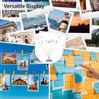 3 Pcs Photo Tree Holder with Clips, 8-Branch Gift Card Clip Holders, Multi-Head Metal Desk Card Display Stands, Table Number Holders, Ideal for Pictures, Notes, and Wedding Party Decorations