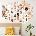 Y2K BOO Boho Wall Collage Kit - 50 Pictures for Room Aesthetic, Perfect Decor for Teen Girls and Dorms, Posters and Prints for Bedrooms and Living Spaces