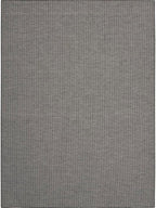 Nourison Positano Indoor-Outdoor Charcoal 7' x 10' Area Rug, Easy Cleaning, Non Shedding, Bed Room, Living Room, Dining Room, Backyard, Deck, Patio (7x10)