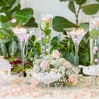 200PCS Light Purple Faux Pearls Beads for Centerpiece Vases, Vase Filler Faux Pearls, No Holes Filler Beads for Party Anniversary Birthday Wedding Table Decor, 10/14/20/30mm