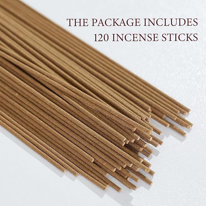 Vietnamese Agarwood Incense Sticks – 120 Natural Incense Sticks for Spiritual and Meditation Use, Air Purification