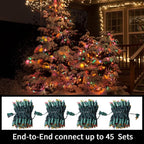 100 Count Multicolor- String Lights - 21.6FT LED Christmas Lights, Mini led Lights for Indoor Outdoor Home Holiday Party Wedding Independence Day Decoration