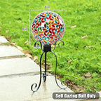 VCUTEKA Gazing Ball, 8" Glass Gazing Balls Sphere for Garden Lawn Outdoor Ornament Yard Decorative