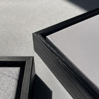 AJAZIKO Large Framed Canvas Wall Art Blue Abstract Wall Art Pictures for Living Room Bedroom Kitchen Office Decor 29x58 In Navy Gold Modern Paintings