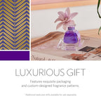 AGRARIA PetiteEssence Flower and Reed Diffuser Set, Hand Crafted Sola Flower Botanical Home Fragrance Set, Scented Oil Gift for All Occasions