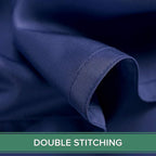 King Sheets by Pure Bamboo, Genuine 100% Organic Viscose Derived from Bamboo Bed Sheet Set, Luxuriously Soft & Cooling, Double Stitching, Lifetime Quality Promise (King, Cobalt Blue)