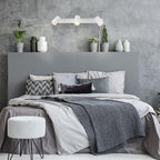 Globe Electric 60024 22" 3-Light Plug-in Track Lighting, Matte White, 15 Foot Cord, in-Line On/Off Rocker Switch, Kitchen, Bathroom, Home Essentials, Ceiling Light, Dorm, Dining Room, Hallway