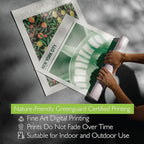 Framed Wall Art Set, Green Botanical Prints, Set of 10 pcs Eclectic Framed Posters for Room Decor, William Morris Wall Art, Aesthetic Nature-Inspired Gallery Wall Decor for Living Room, Bedroom, Kitchen