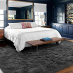 6x9 Ft Large Shag Rugs for Living Room Decor, Ultra Soft Fluffy Furry Area Rugs for Bedroom Indoor Floor, Aesthetic Carpet for Kids Home (Grey)