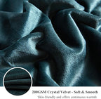 XeGe Luxury Faux Fur Throw Blanket, Deep Green Soft 50x60 Fluffy Blanket Throw, Shaggy Plush Decorative Couch Blanket, Cute Furry Throw Fuzzy Office Lap Blanket for Bedroom Living Room Dark Green