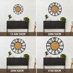 Large Wall Clock for Living Room Decor, 32 Inch Non Ticking Silent, Battery Operated Modern Vintage Oversized Wall Clock for Bedroom Kitchen