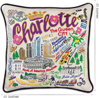 Catstudio Charlotte Embroidered Decorative Throw Pillow